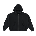 The Demigod Fleeced Full-Zip Boxy Hoodie