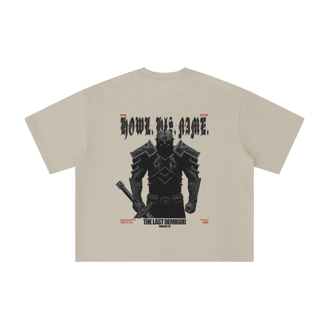 The Demigod Boxy Oversized T-Shirt