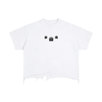 The Demigod Vintage Wash Boxy Distressed Hem T-Shirt