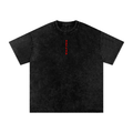 The Last Demigod Snow Washed Oversized Cotton T-Shirt