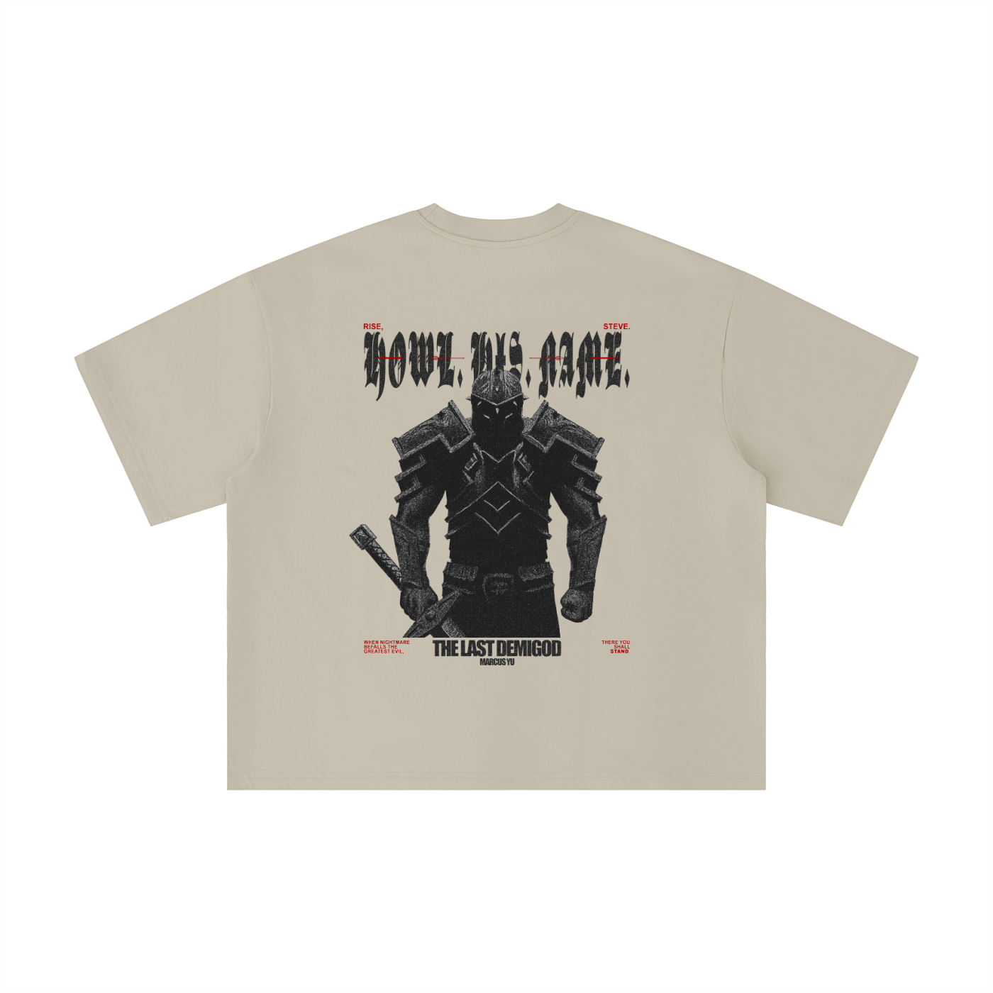 The Demigod Unisex Boxy Oversized T-Shirt