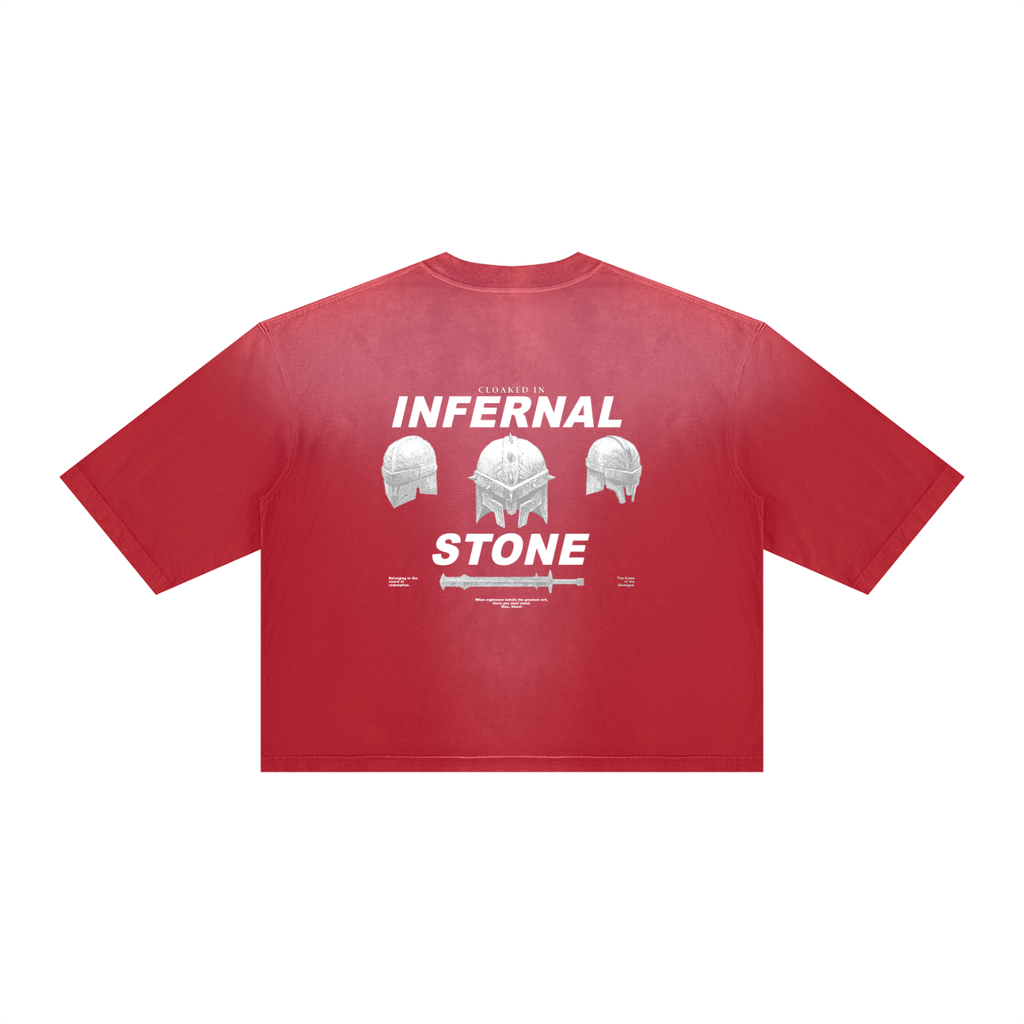Unisex Vintage Wash Sunfade Boxy T-Shirt