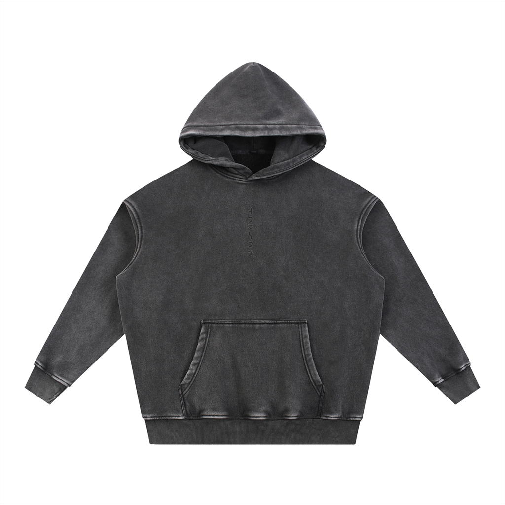 The Demigod Snow Wash Fleece Oversize Hoodie