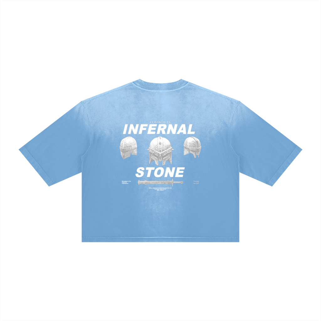 Unisex Vintage Wash Sunfade Boxy T-Shirt