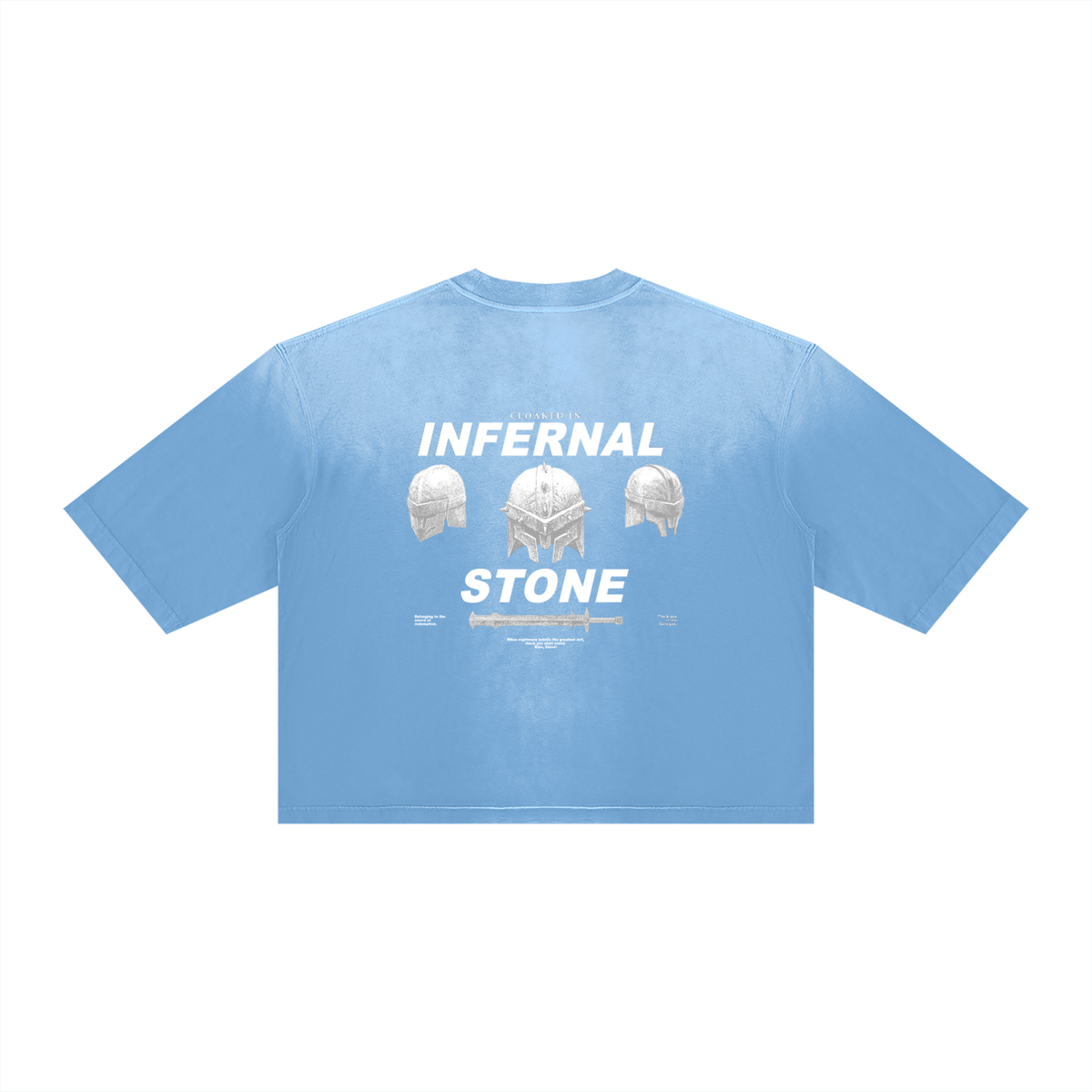 Unisex Vintage Wash Sunfade Boxy T-Shirt