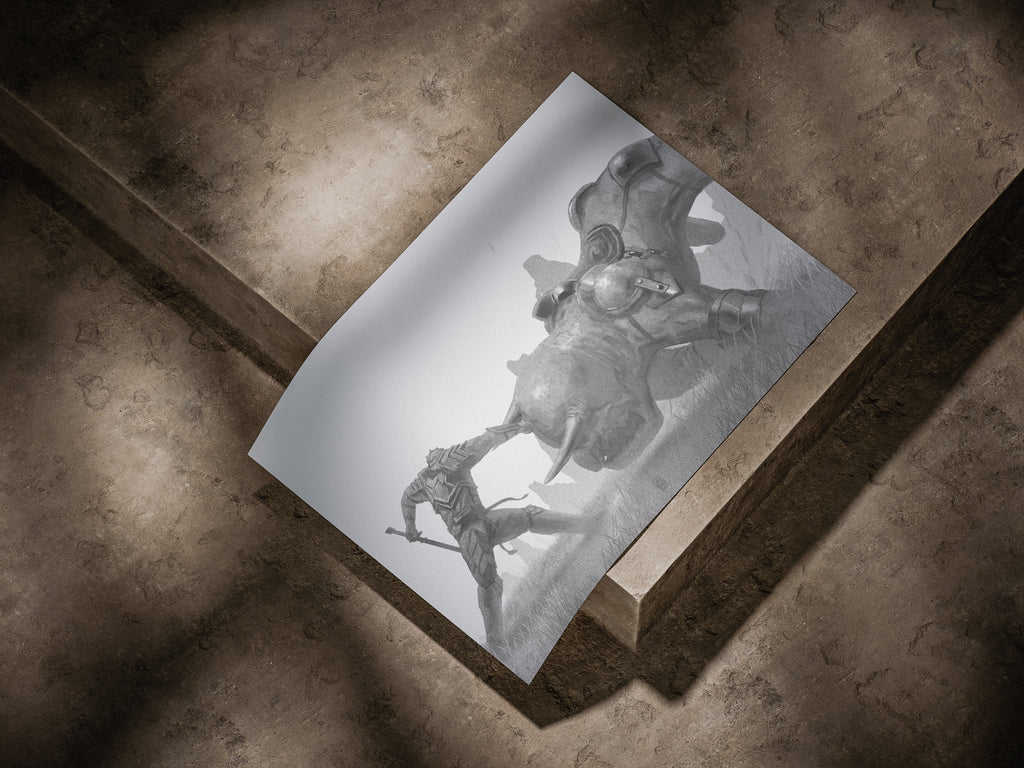 Steve x Ravager Poster